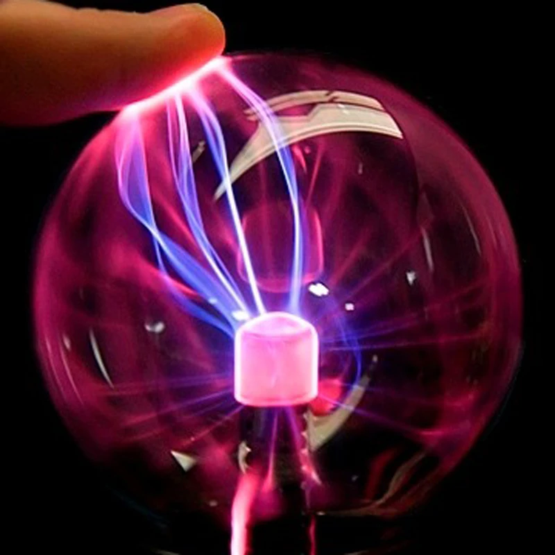 

Новинка Светодиодный стеклянный волшебный электростатический ионный шар USB хрустальный шар с сенсорным датчиком Сфера атмосферная лампа и...