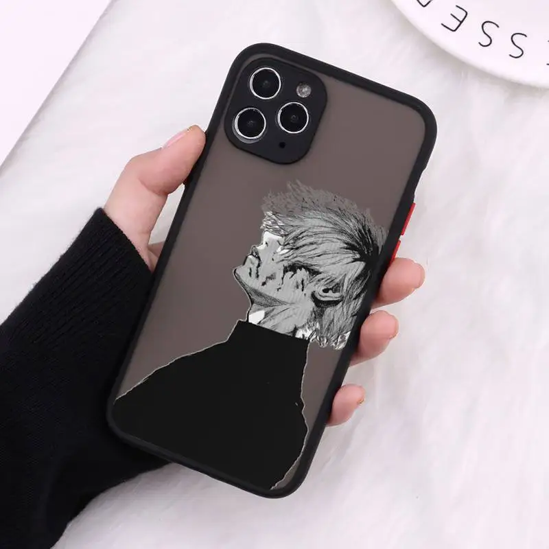 

Tokyo Ghoul Phone Case Matte For iPhone 12 Mini 11 Pro XR XS Max 7 8 Plus X Hard PC Back Cover