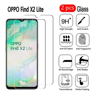 2 1pcs screen galss for oppo find x2 lite phone protector cover for find x 2 lite cph2005 galss 9h 2 5d proof protective film free global shipping