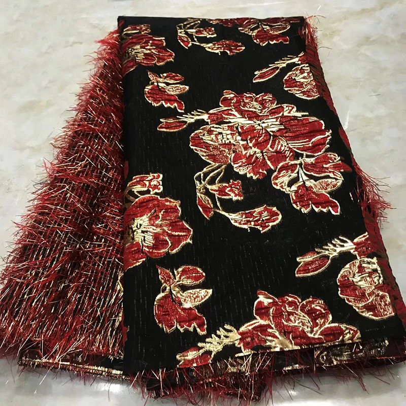 

Бронзовое свадебное платье золотого и красного цвета с цветочной аппликацией и кисточками, фатиновая кружевная ткань, 2W123, мягкий материал, ...