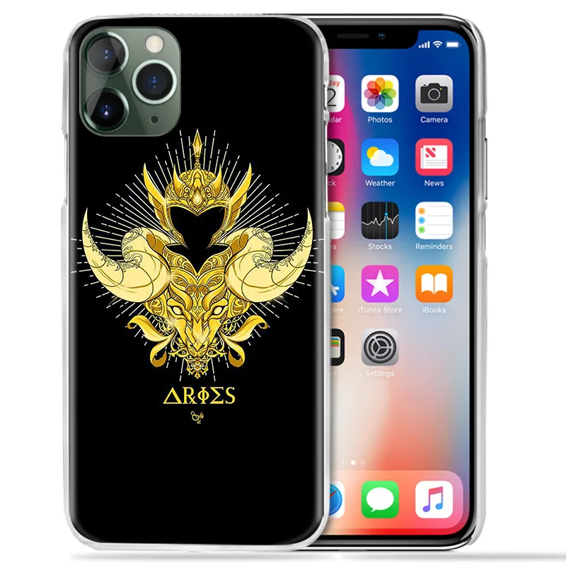 Чехол с логотипом Saint Seiya для Apple iPhone 11 Pro XS Max XR X 7 8 6 6S Plus 5 SE|Бамперы| |