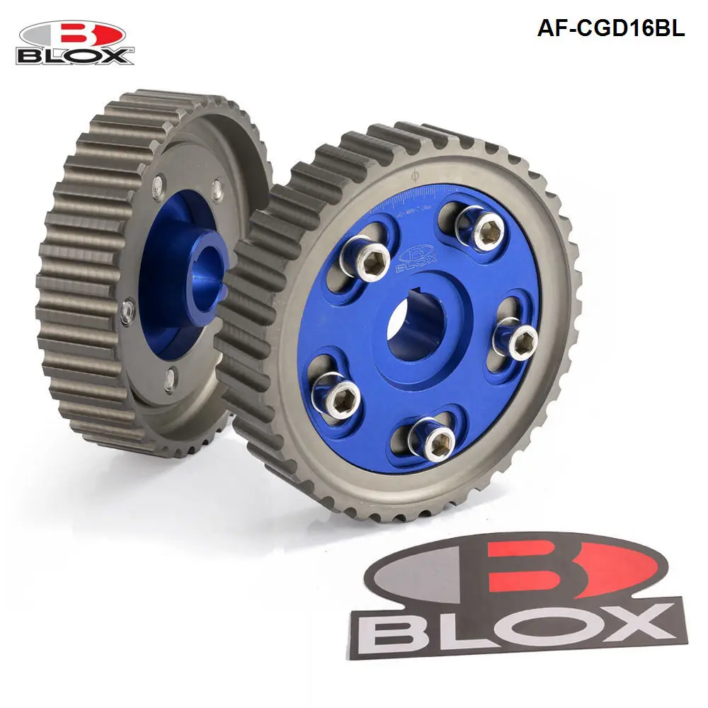 

Blox 2 шт. регулируемый Cam шестерни шкив для Honda SOHC D15/D16 D-SERIES SOHC двигатель 88-97 впуска и выпуска AF-CGD16BL