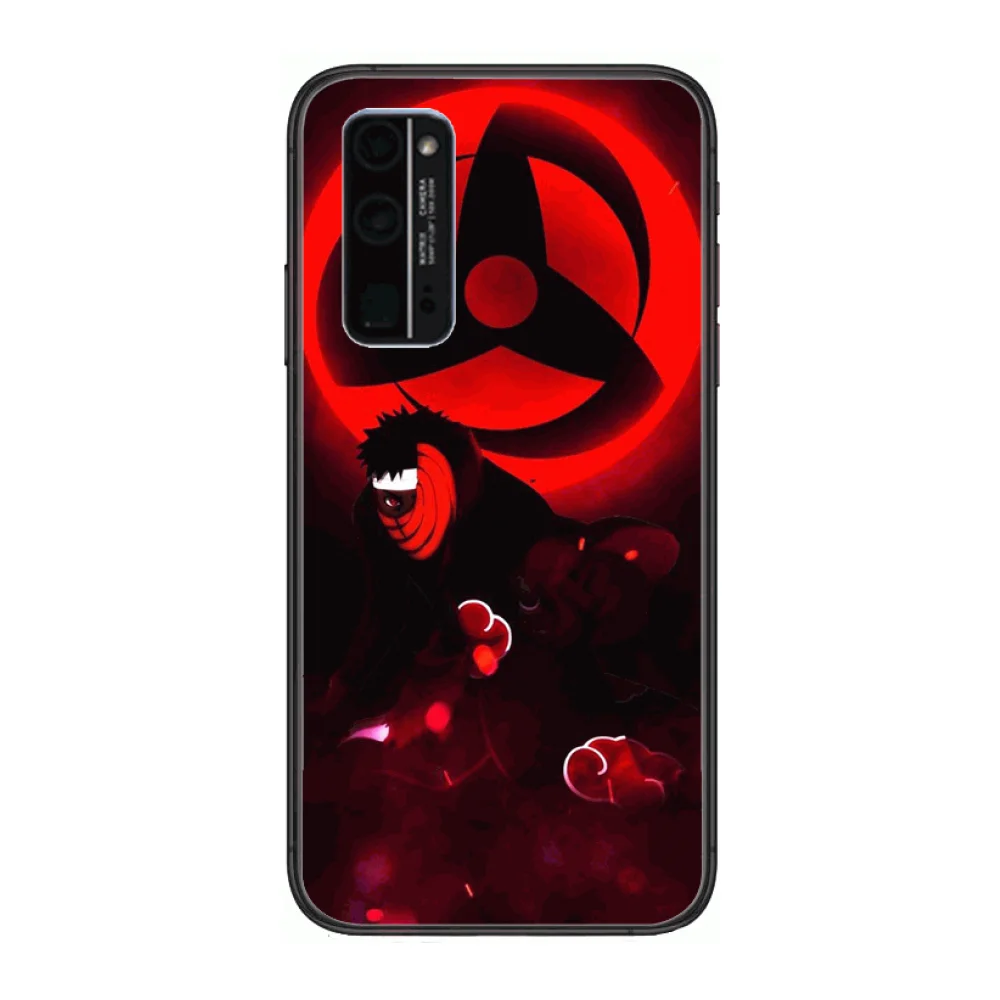 

Japan Comic Ninja Phone Case Hull For Huawei Honor 8 9 10 20 30 A S Lite Pro 5g i Black Back Soft Cell Cover Pretty