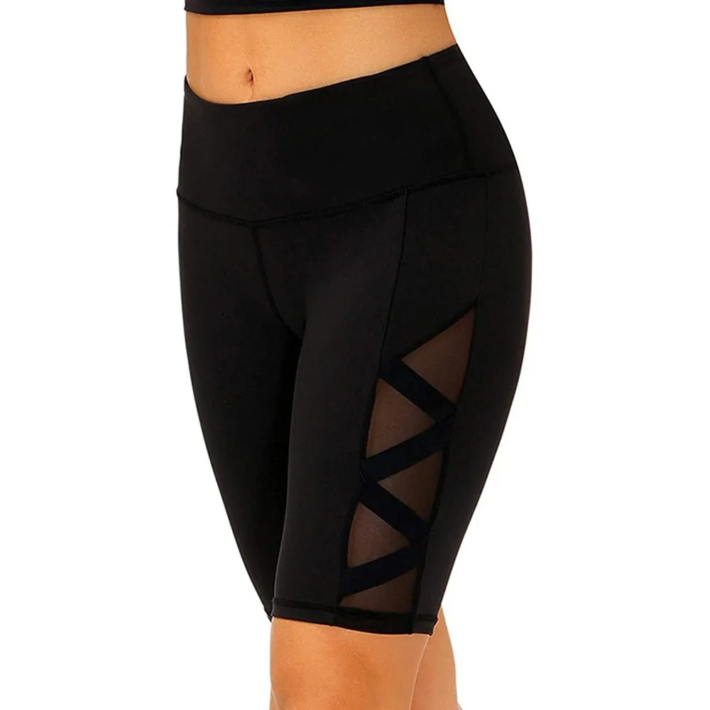 

Women High Waist Yoga Shorts Gym Cycling Biker Cycling Sport Hot Pants Workout Leggings Seamless Running Leggings Fitness Cloth