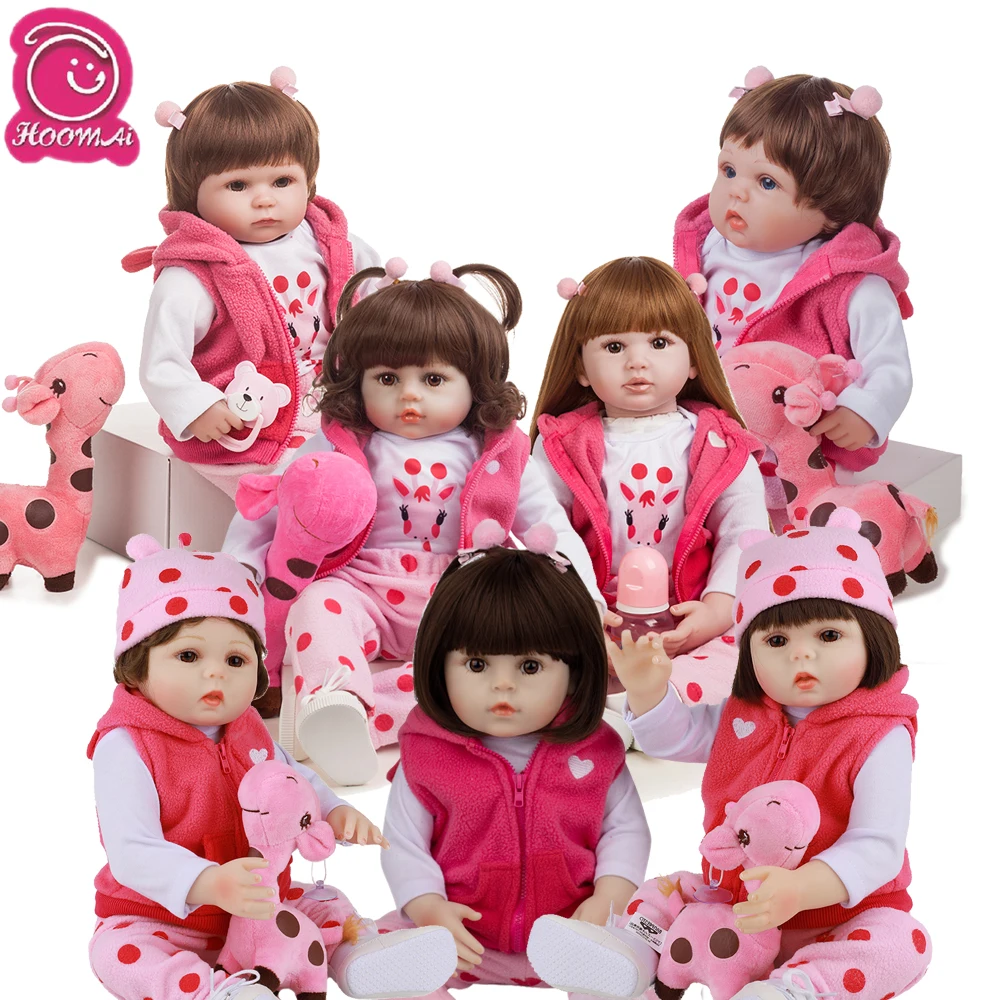 Hoomai реалистичные силиконовые куклы для новорожденных детей подарок на день