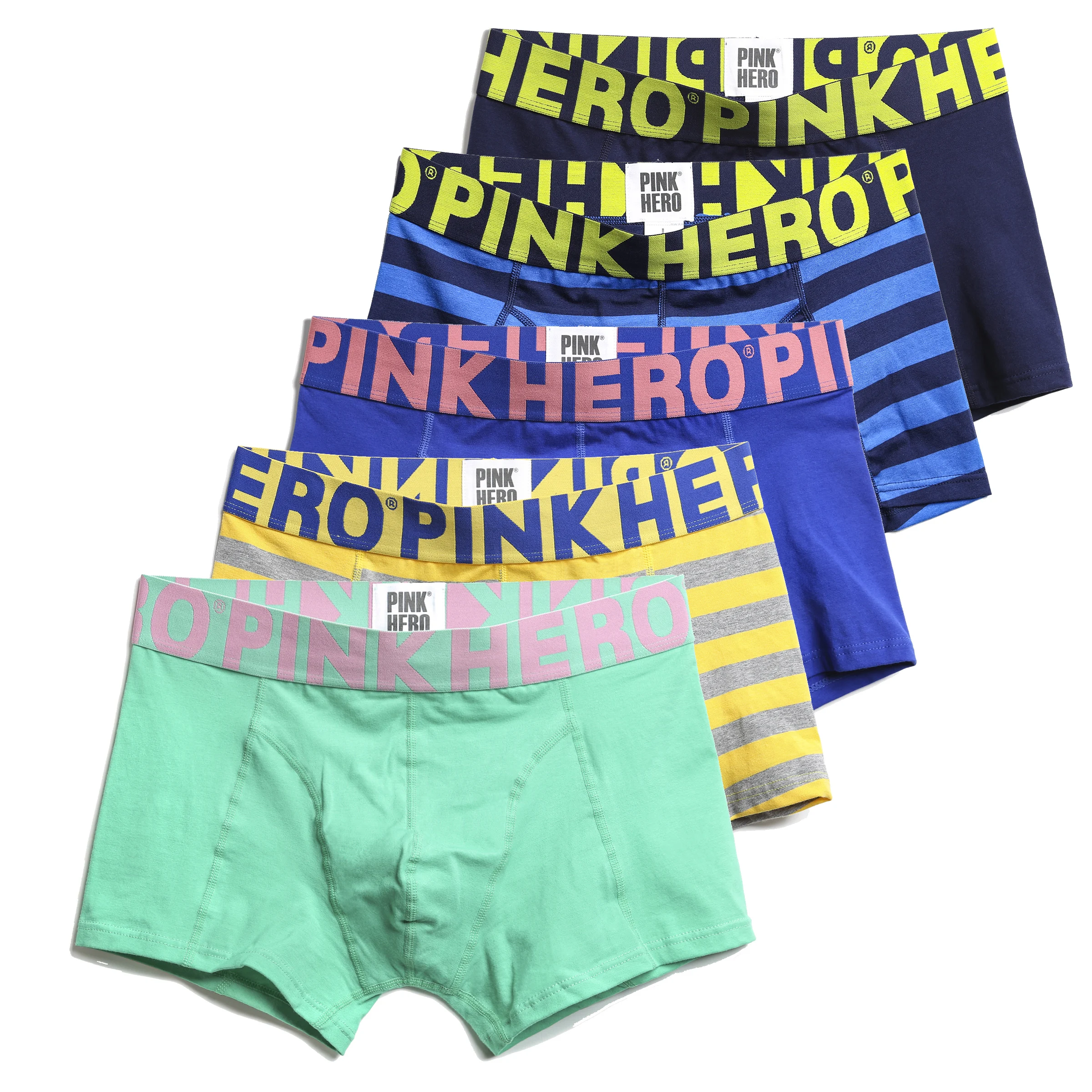 5 шт./лот новинка розовые герои высокое качество хлопковое Мужское нижнее белье