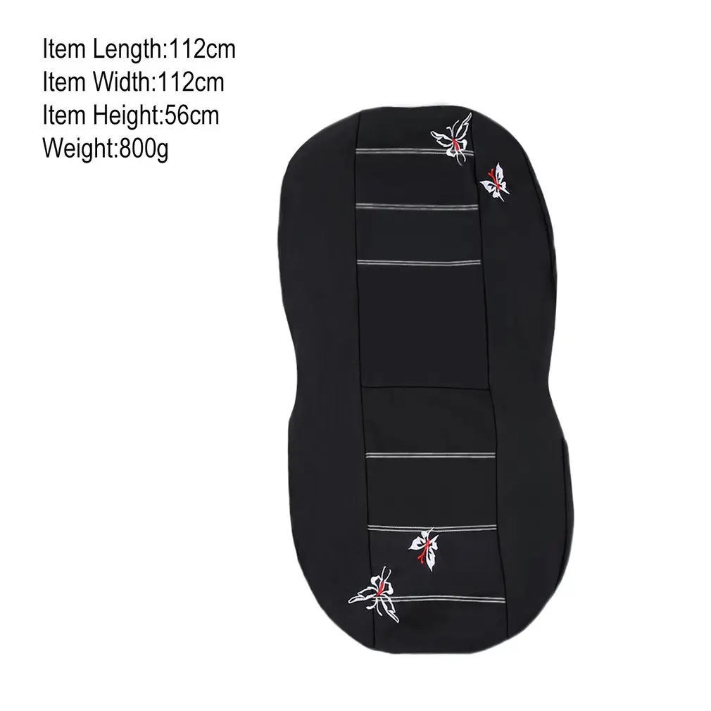 

2019 New Butterfly Fashion Style Front Rear Universal Car Seat Covers Luxury Cute Pink Auto Vehicle Cars Seat Covers