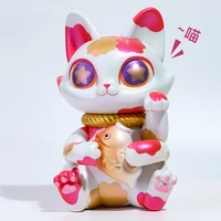 cassy cat toys to bring wealth and fortune anime figure figurine doll toy for gift 25cm