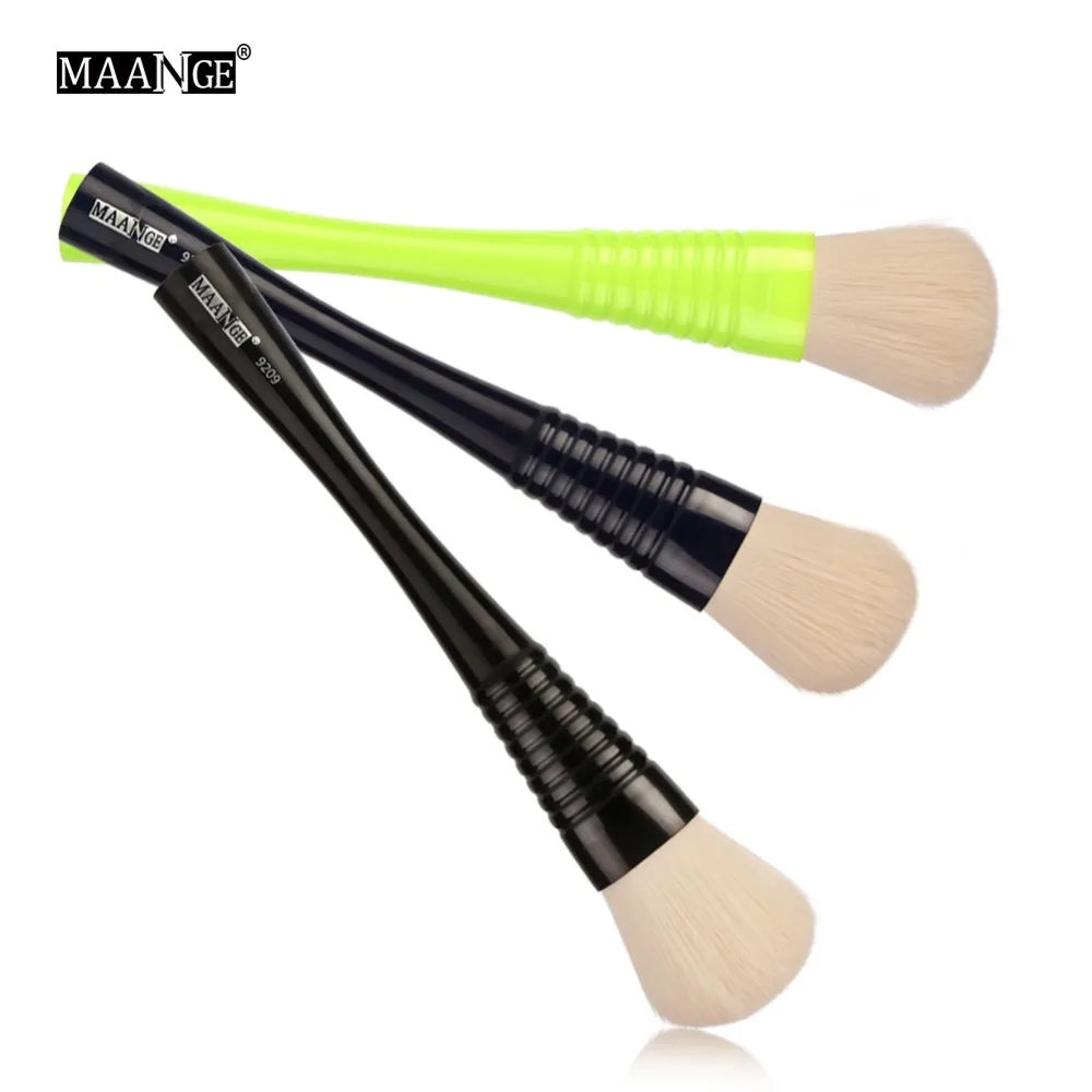 MAANGE 1 шт. кисти для лица макияж тени век кисть растушевки плоская основа силовой