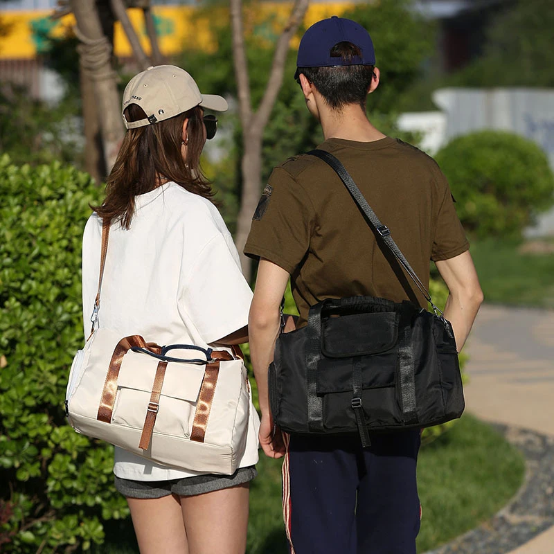 Sports Gym Bag Women's Yoga Bag Wet and Dry Separation Shoes Swimming Training Package Men's Cylinder Short Trip Hand Travel Bag