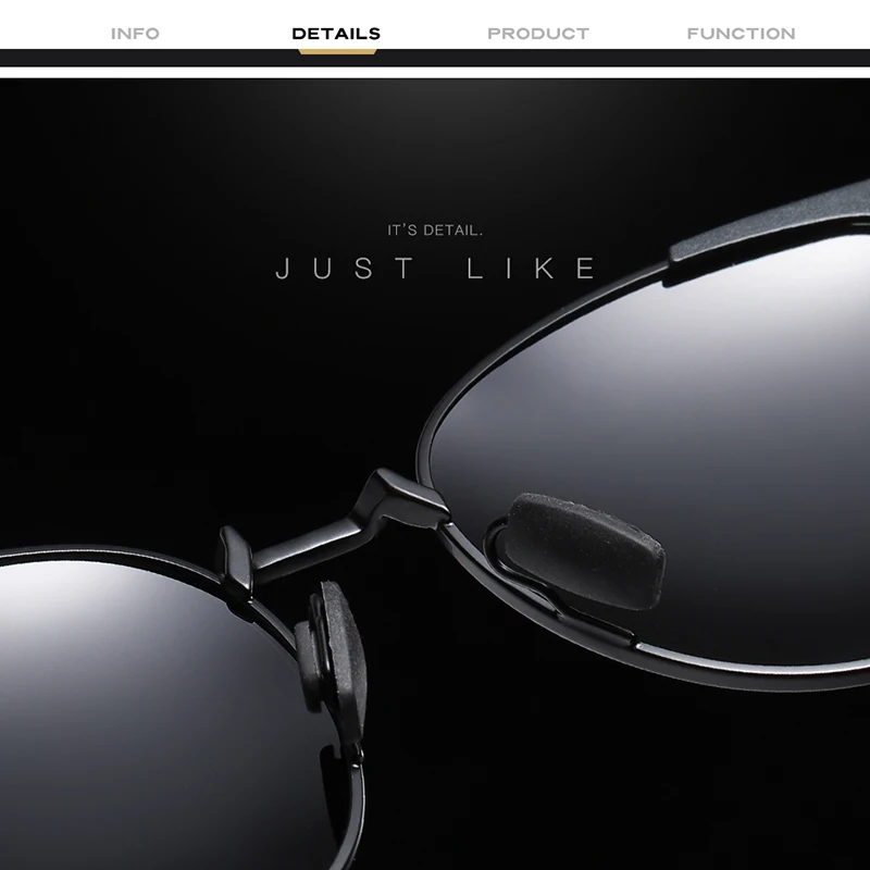 Солнцезащитные очки Мужские поляризационные алюминиево магниевые солнечные