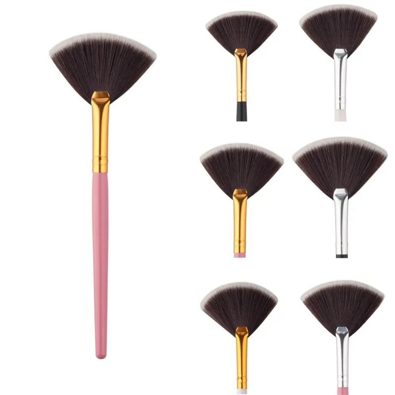 1 шт. тонкий вентилятор-фигурные макияжные кисточки набор кистей для макияжа