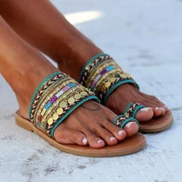 womens summer shoes flat sandals ladies handmade retro style slippers ladies sandals