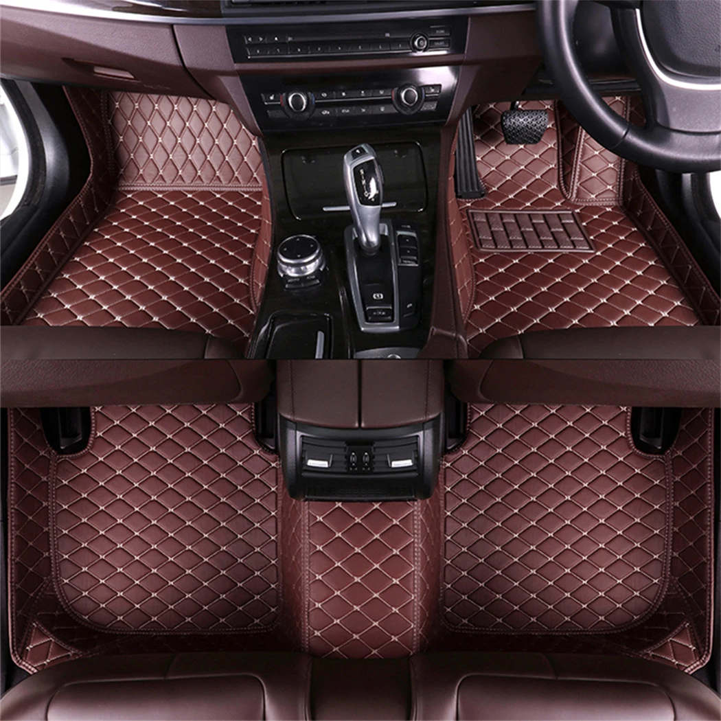 

Artificial Leather Car Floor Mats For Audi S6 C6 2006 2007 2008 2009 2010 2011 2012 Auto Styling Accessories Carpet Rugs