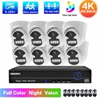 Купольная система видеонаблюдения, 4-канальный сетевой видеорегистратор, 8 Мп, 8 каналов, 8 Мп, 2 канала, 8 МП