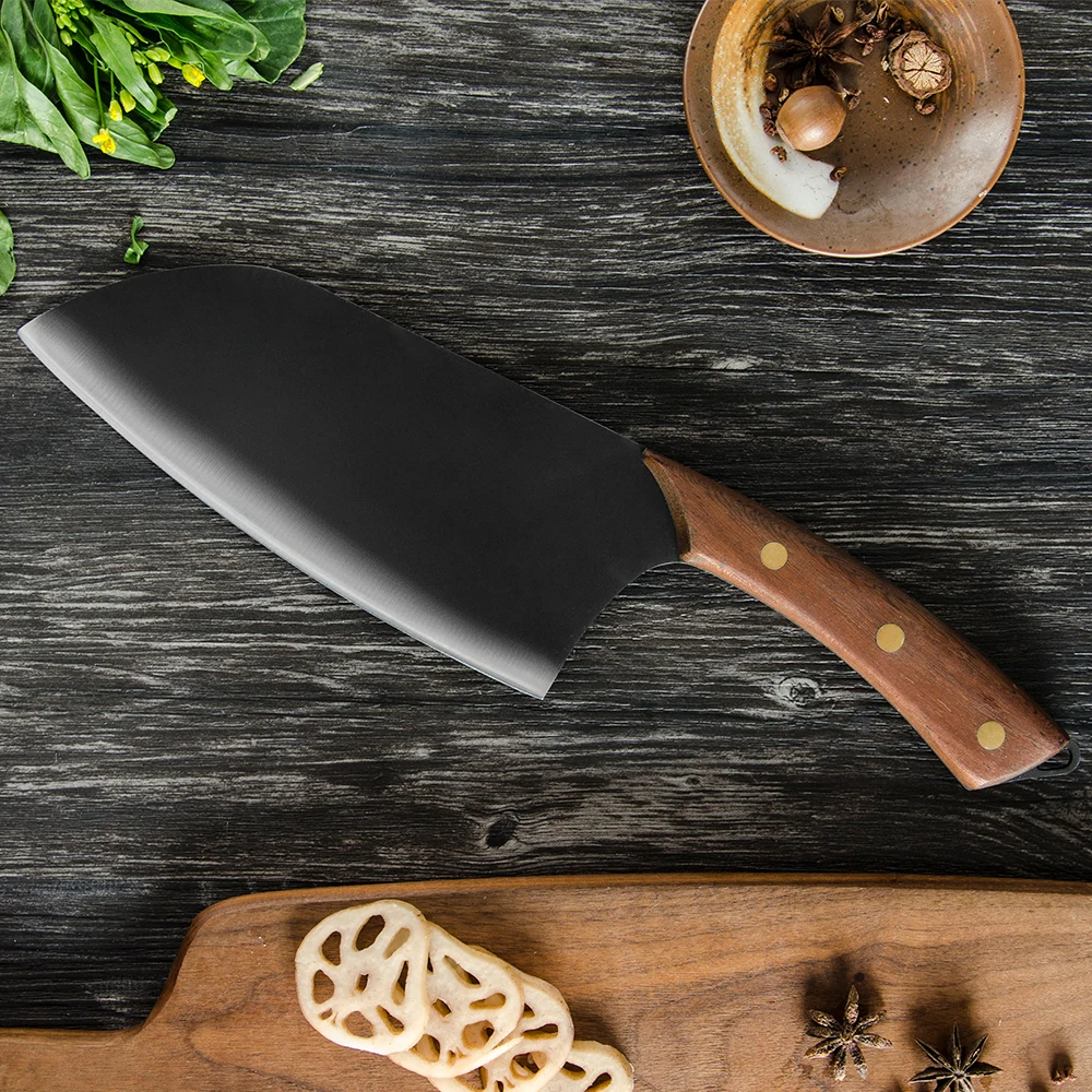 7 дюймов Тесак Ножи китайский Кухня разделочные нарезки костей резак пластичный