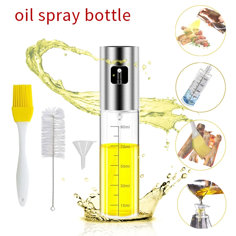 Набор диспенсеров для распыления масла кухонный комплект из 4 распылителей