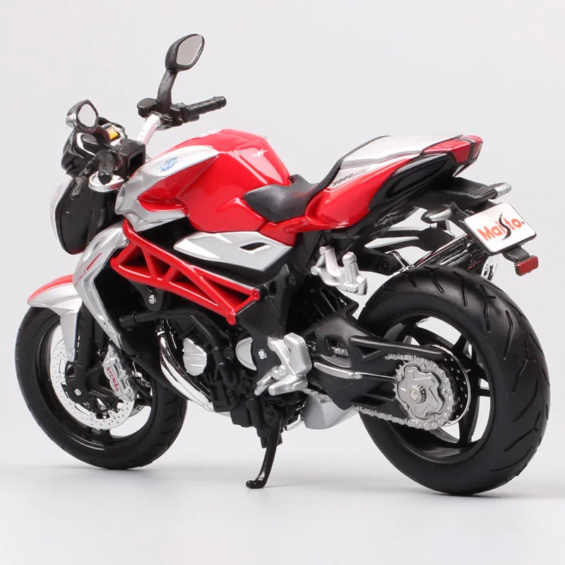 Детские 1:12 в масштабе MV Agusta F4 Brutale 1090 RR R Diecasts& Toy Vehicles модель мотоцикла Коллекционная для миниатюрных