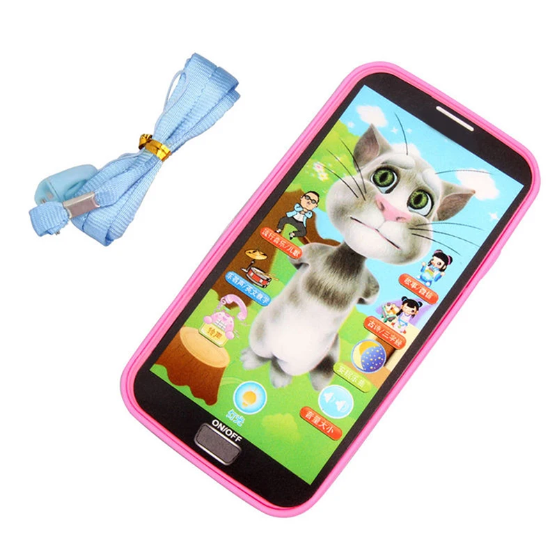 

Baby Educational Phone English Learning Mobile Phone Gift Simulator Phone Toys For Children Learning Toy Screen Z2F8 Music P9N3