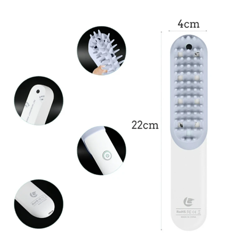 

Hot Sale Pet Comb Mage Deodorant Dog Cat Cleaning Comb Pet Supplies Removable Pet Comb Mage Comb