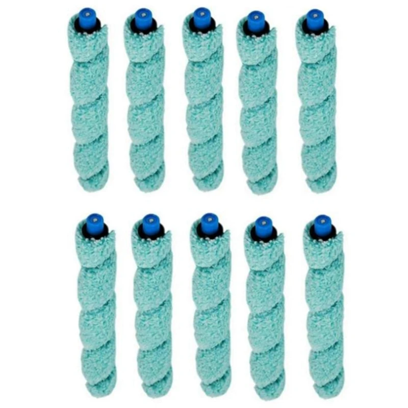 

Floor Washing Robotic Cleaner Main Brush Replacement for Ilife W400 Floor Washing Robot Parts Accessories, 10PCS