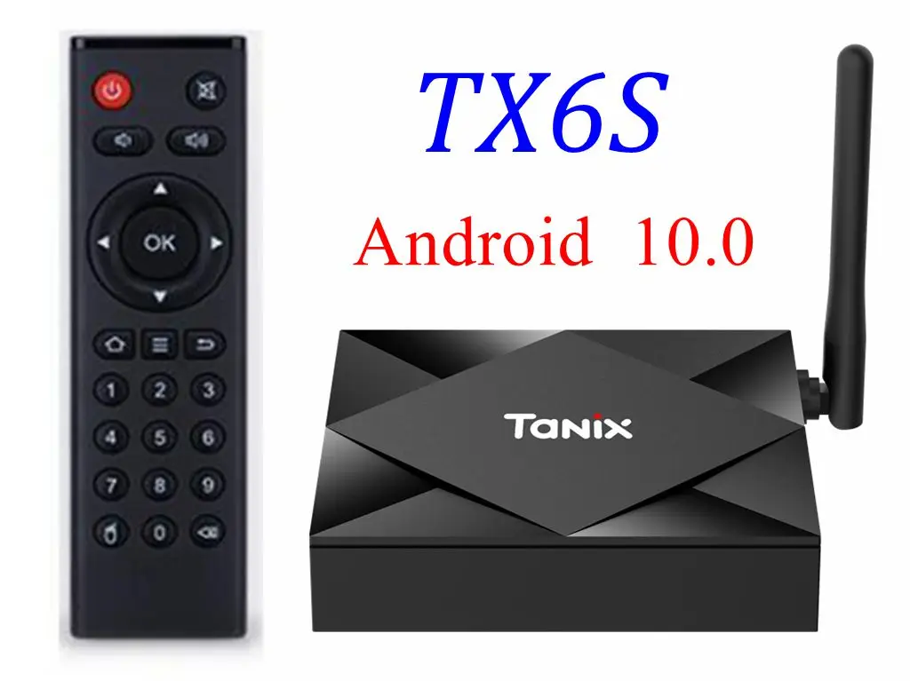 

ТВ-приставка Tanix TX6S, Android 10, Allwinner H616, 4 + 32/64 ГБ, 4K