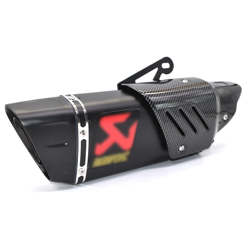 Универсальный мото rcycle выхлопной карбоновый глушитель выхлопной мото rcycle escape moto без db killer для R6 R1 CBR500 Z750 - Цвет: 7