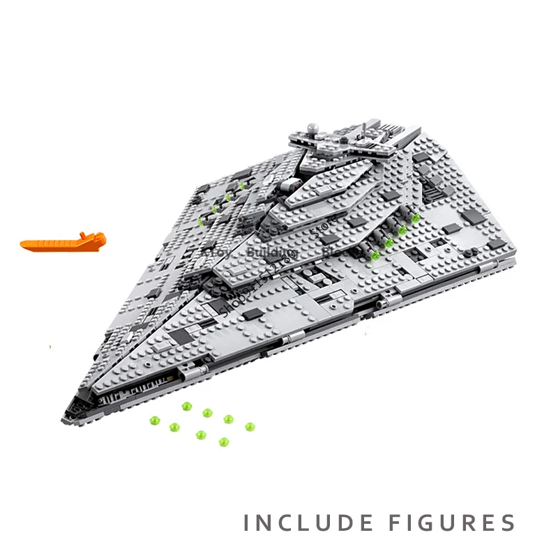 

10901 First Order Star Destroyer Costruzion Model Building Blocks with Figures Compatible with 75190 Star DIY Bricks Toys
