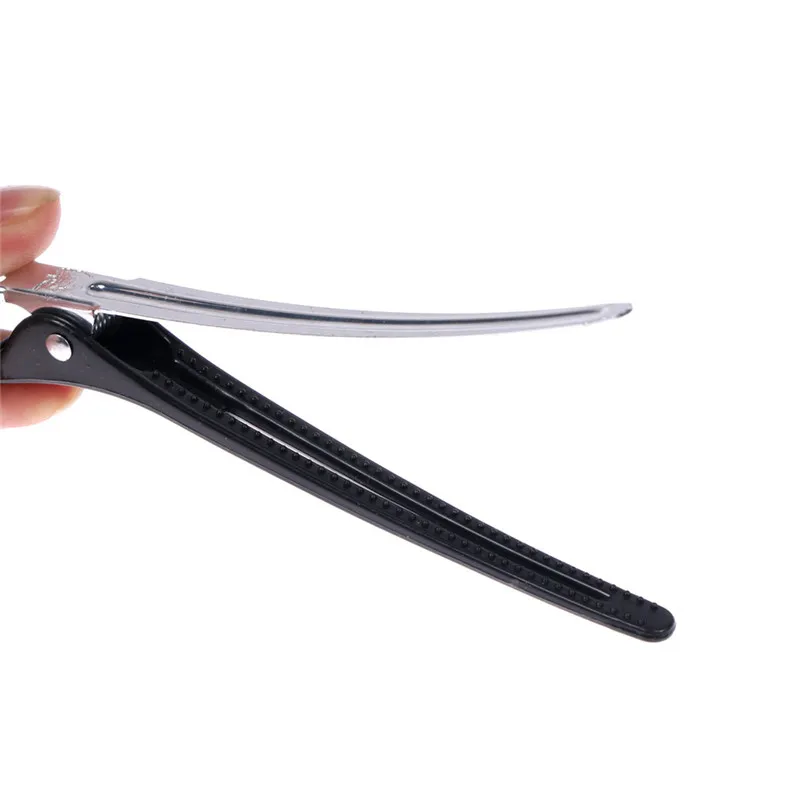 Пластиковый случайного цвета Алюминий Аллигатор Заколки для волос Pro