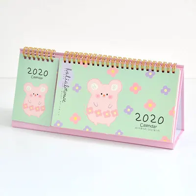Прекрасный Гарри мышь настольный календарь DIY Note катушки календарей блокнот ежедневный планировщик расписаний,09-,12 - Цвет: C