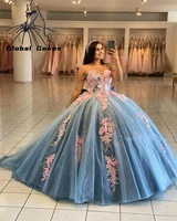 off the shoulder ball gown bow appliques dress princess sweet 16 quinceanera dresses birthday gown vestidos de 15 a%c3%b1os 2022