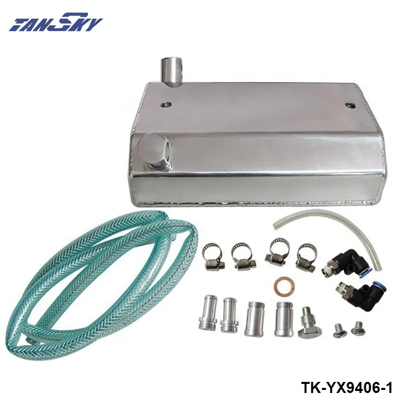 Сплав алюминия 1Л масляный Weilding Catch Can квадратный бак полированный TK YX9406 1|aluminium oil