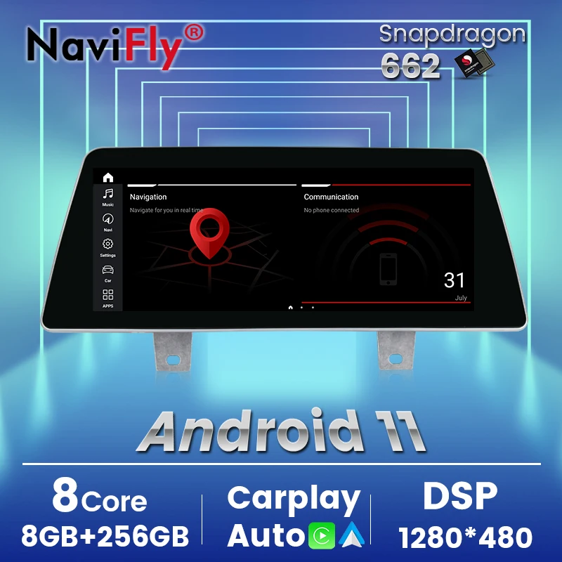 8G 256G Android 11 Carplay Auto 4G LTE WIFI Автомобильный dvd Радио мультимедийный плеер GPS навигация