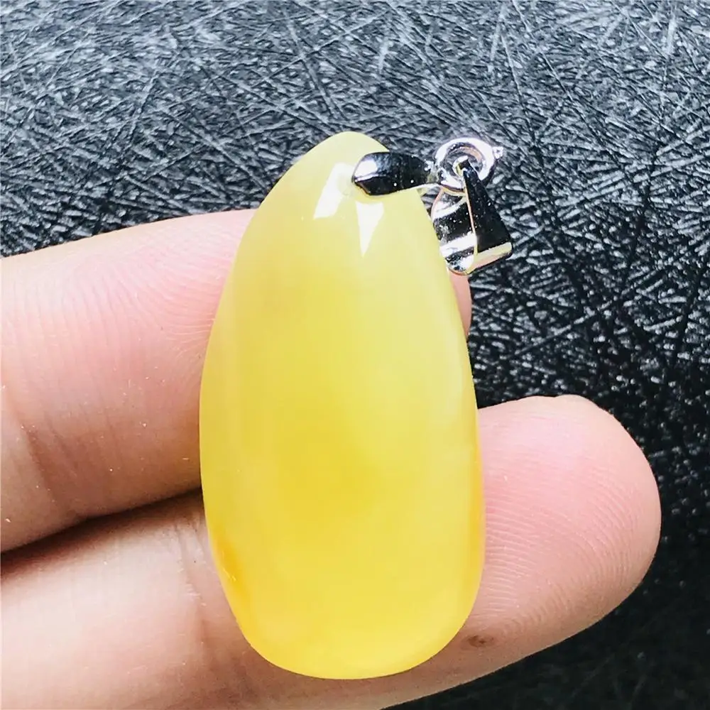 Топ натуральный желтый янтарный кулон ювелирные изделия для женщин мужчин
