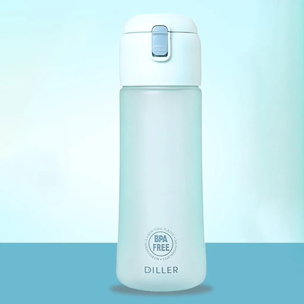 Открытый спорт бутылка для воды тритан Эко-дружественных один щелчок открытый