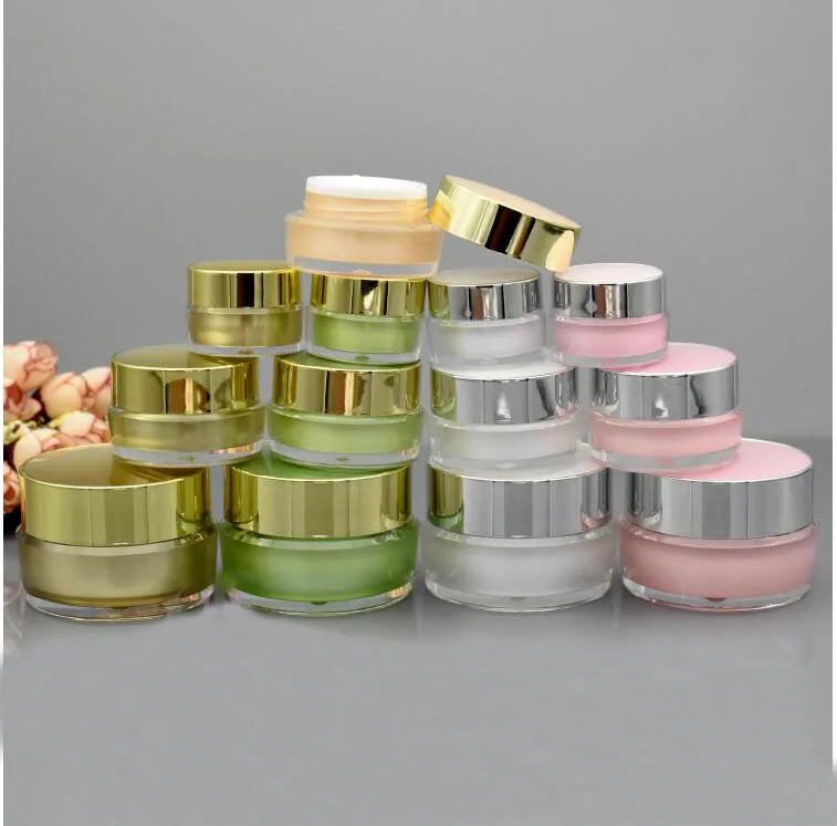 Пластиковая банка 10 г Оловянная для сыворотки глаз/эссенции/Крема/образцов