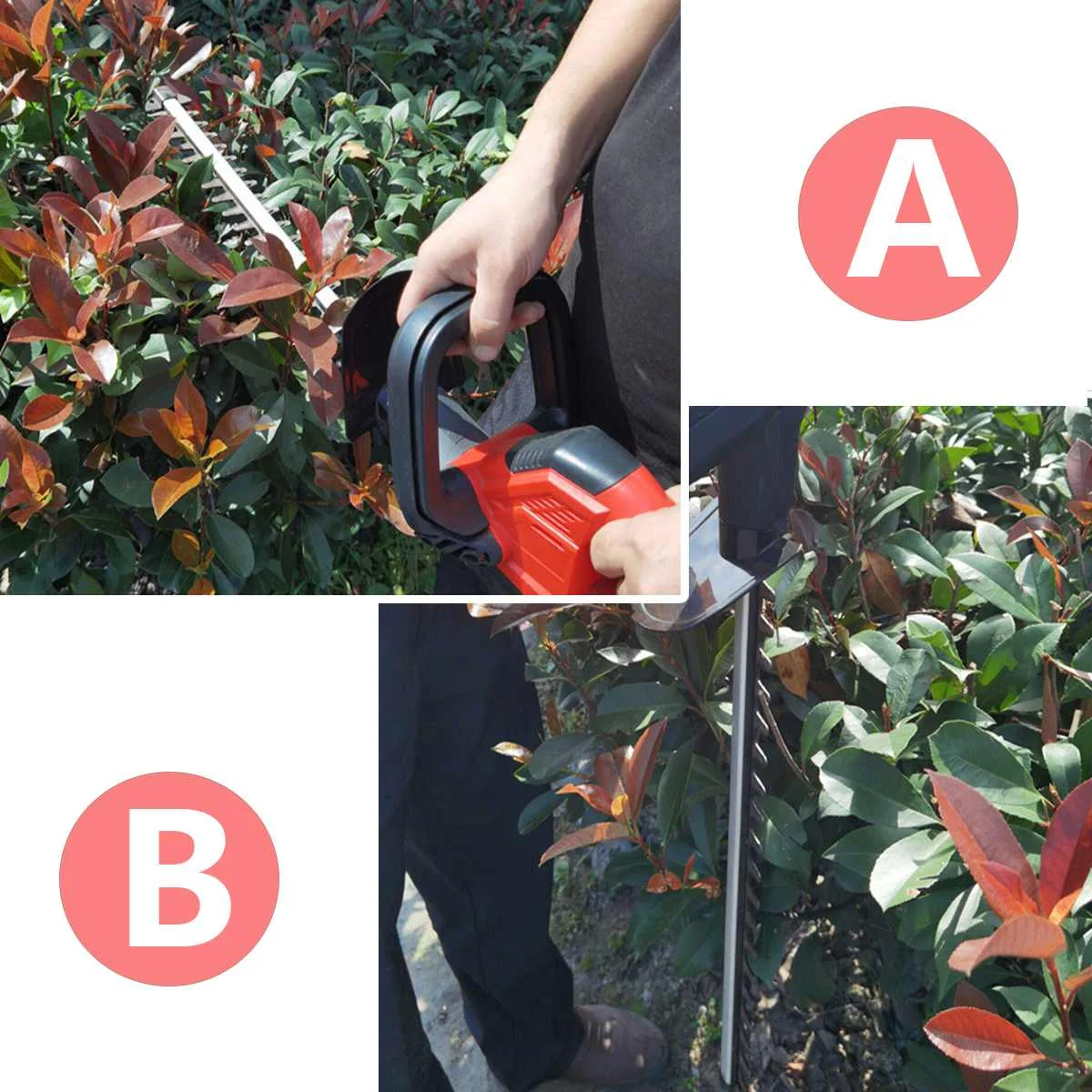 Триммер для живой изгороди 21 в беспроводной домашний триммер 18 с лезвием |