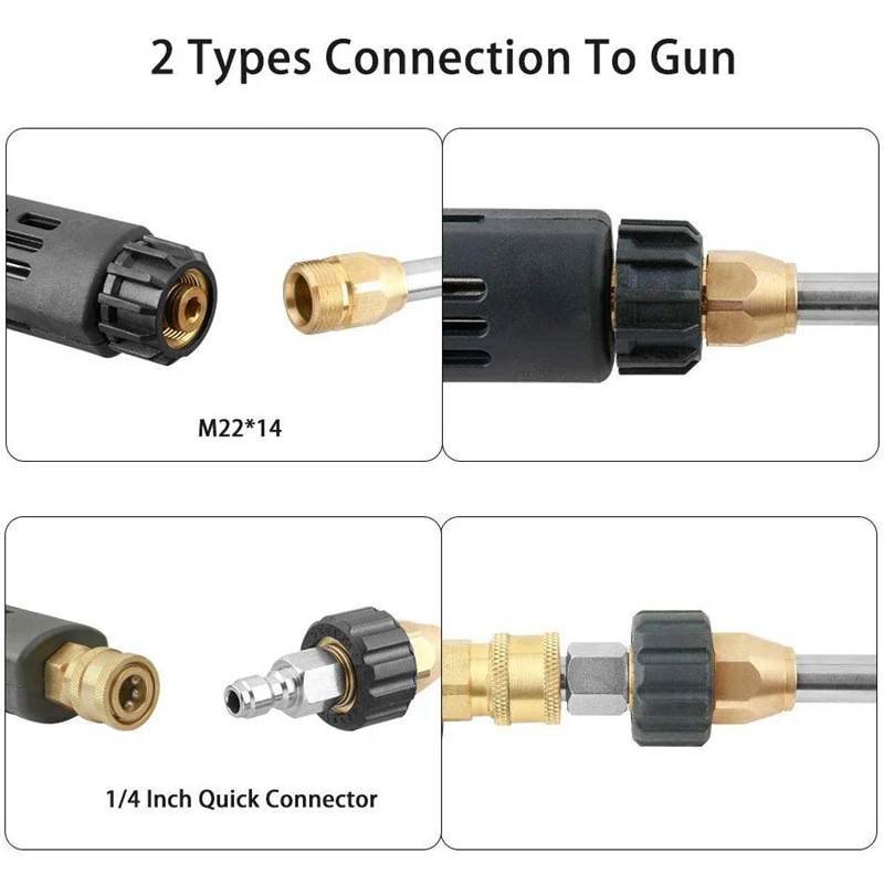 4000 PSI Мойка под давлением очиститель поверхности с 2 удлинителями для мойки 1/4