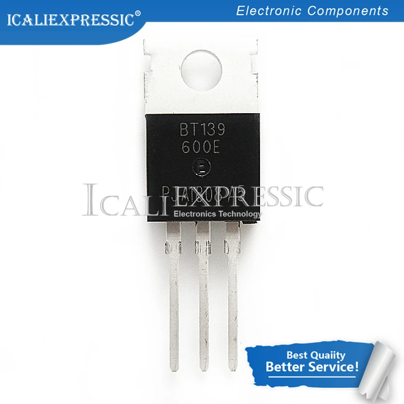 

10PCS BT139-600E BT139-600 BT139 TO-220 In Stock