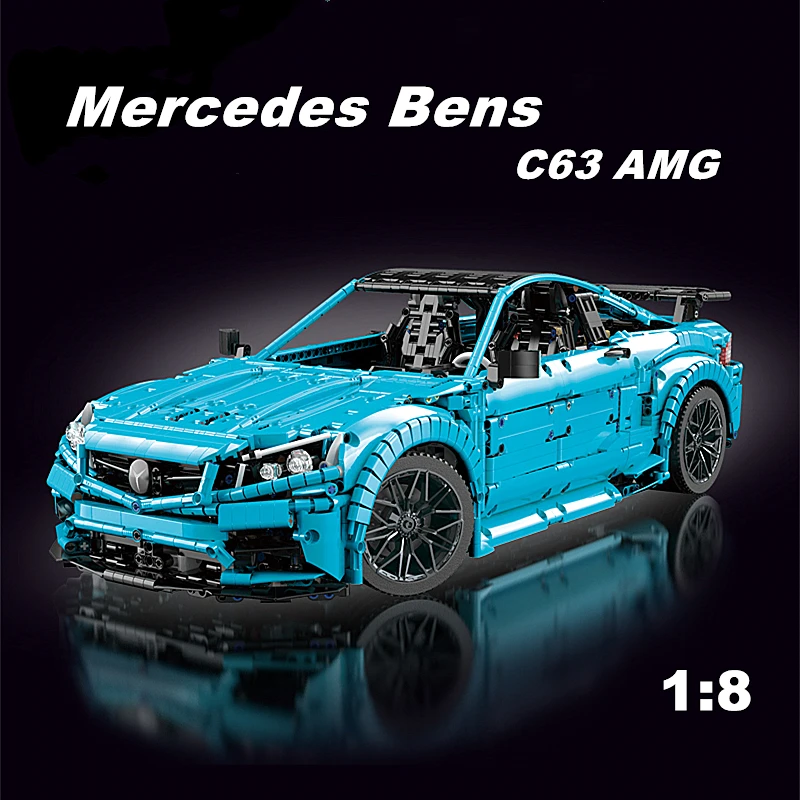 

T5002 4129Pcs 60193 High-Tech Famous Sports Car Building Blocks Moc Speed Racing Model Bricks Assembly Diy Toys Birthday Gift