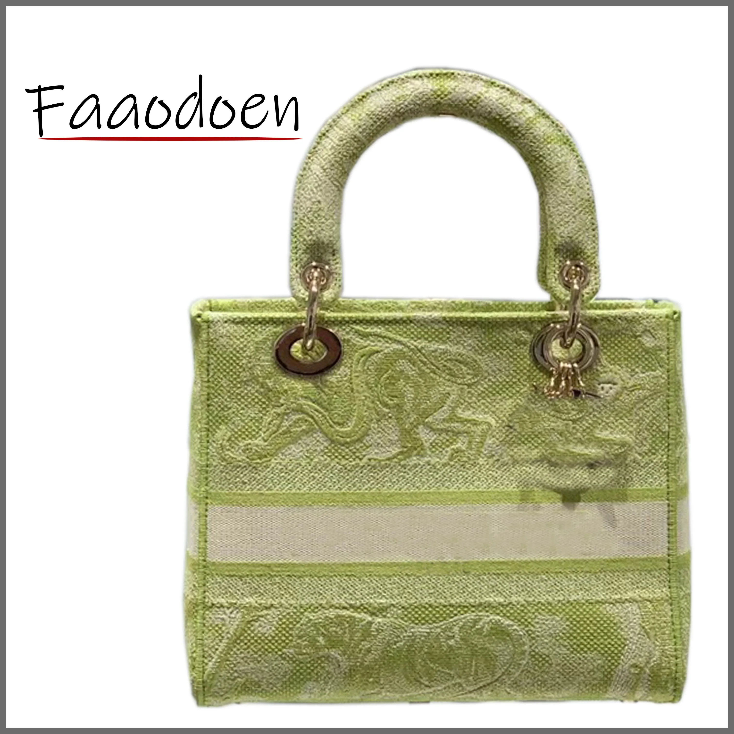 

Fashion Diana Bag Luxury Ladies Handbag Women Crossbody Beautiful Stitched Bag High Quality Embroidered Shopping Bag