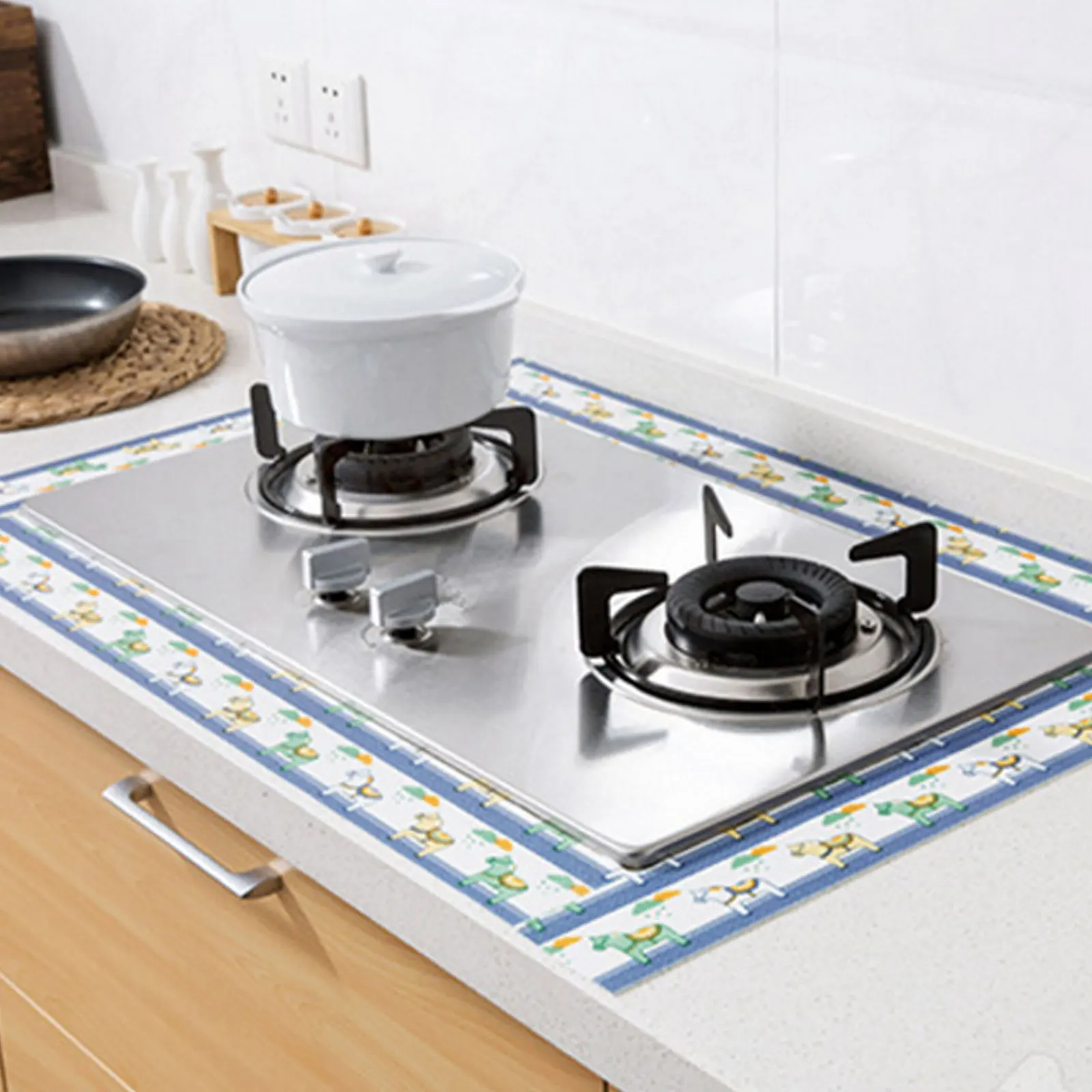 

Self-Adhesive Waterproof Absorbent Stickers for Kitchen Bathroom Sink Basin Decoration 8 x 280cm