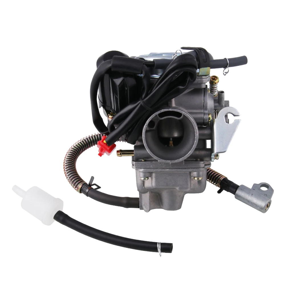 

Карбюратор 24 мм, карбюратор в сборе, 4-тактный подходит для GY6 125 150cc, скутеров, квадроциклов, карбюраторов