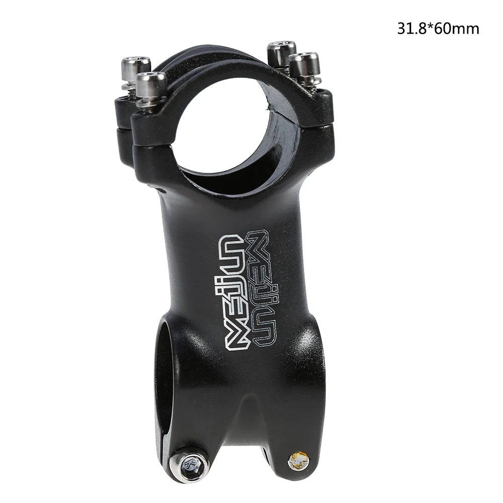

Mountain Road Bike Alunimium Alloy Bike Stem Accessory (Black-31.8*60mm)