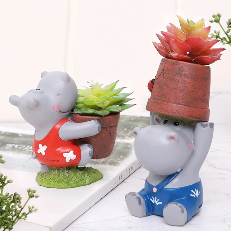 

Cute Desktop Decorative Succulent Flower Pot Multi-type Flower Pot Plant Pot Garden Supplies Home Decoration Accessories