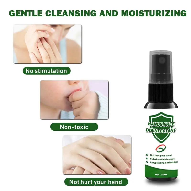 100 мл без спирта дезинфицирующий спрей антибактериальный гель для рук