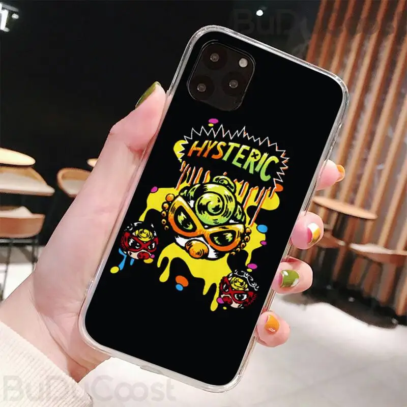 

Japan Fashion hysteric mini Phone Case for iPhone 8 7 6 6S Plus X 5S SE 2020 XR 11 pro XS MAX 12 12Mini