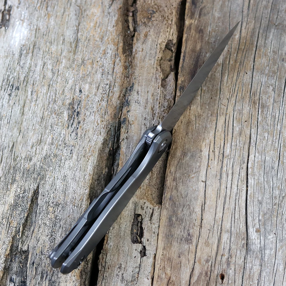 Green thorn Flipper F95 K110 стальной Nudist титановая ручка карманный складной нож для кемпинга