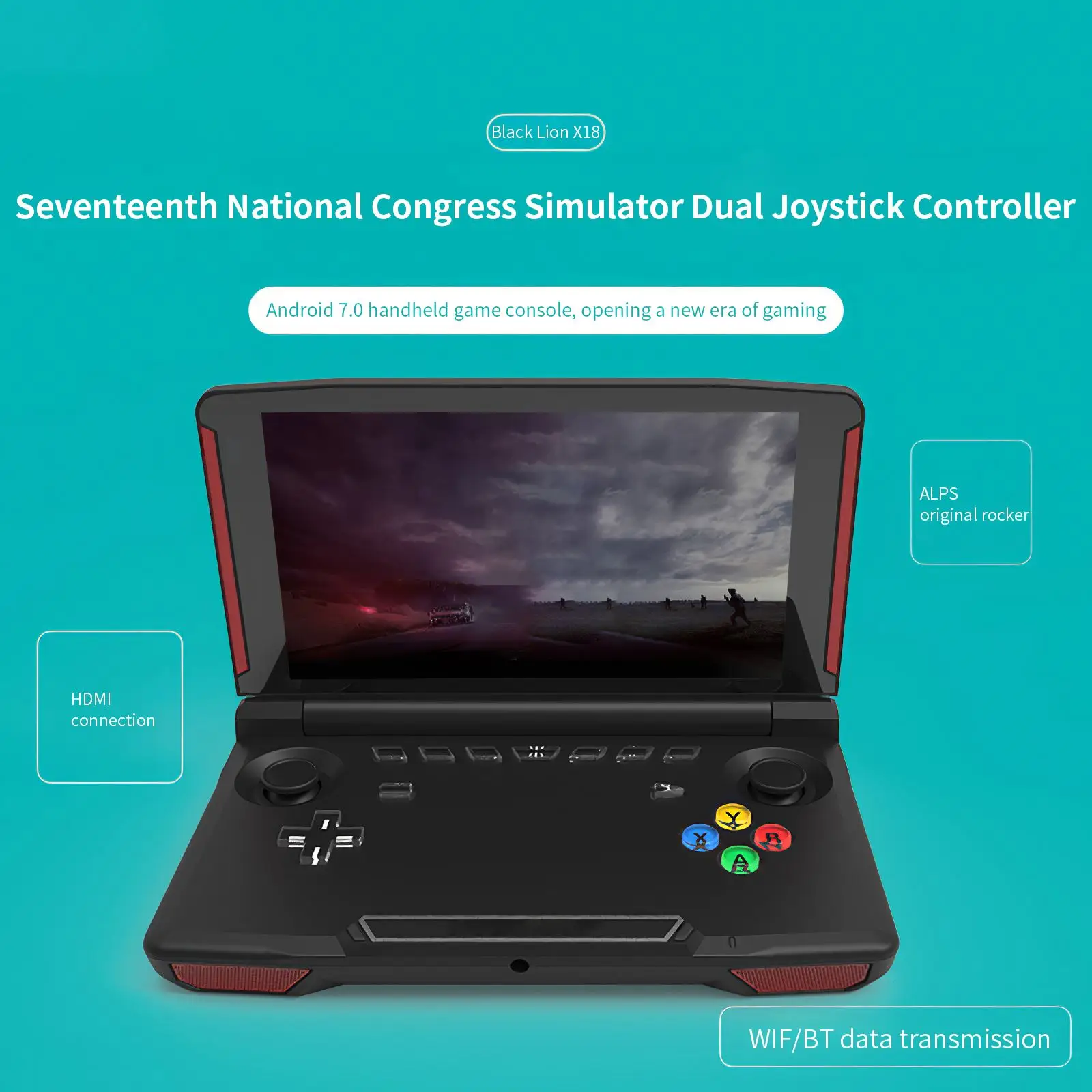 

X18 Andriod Handheld Game Console 5.5 Inch 1280*720 Screen MTK 8163 Quad Core 2G RAM 32G ROM Video Handheld Retro Game Player