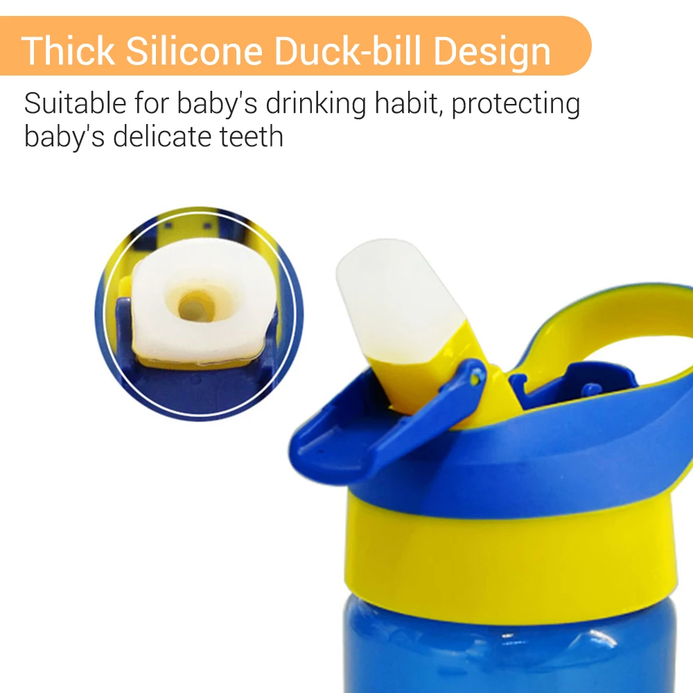 Бутылка для воды с соломой 18 унций герметичность нетоксичный без запаха